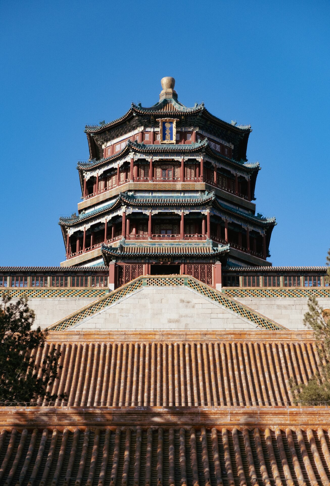 tower of buddhist incense