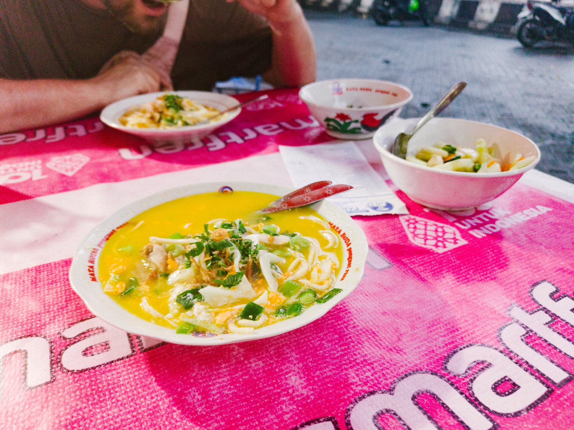 turmeric noodle dish