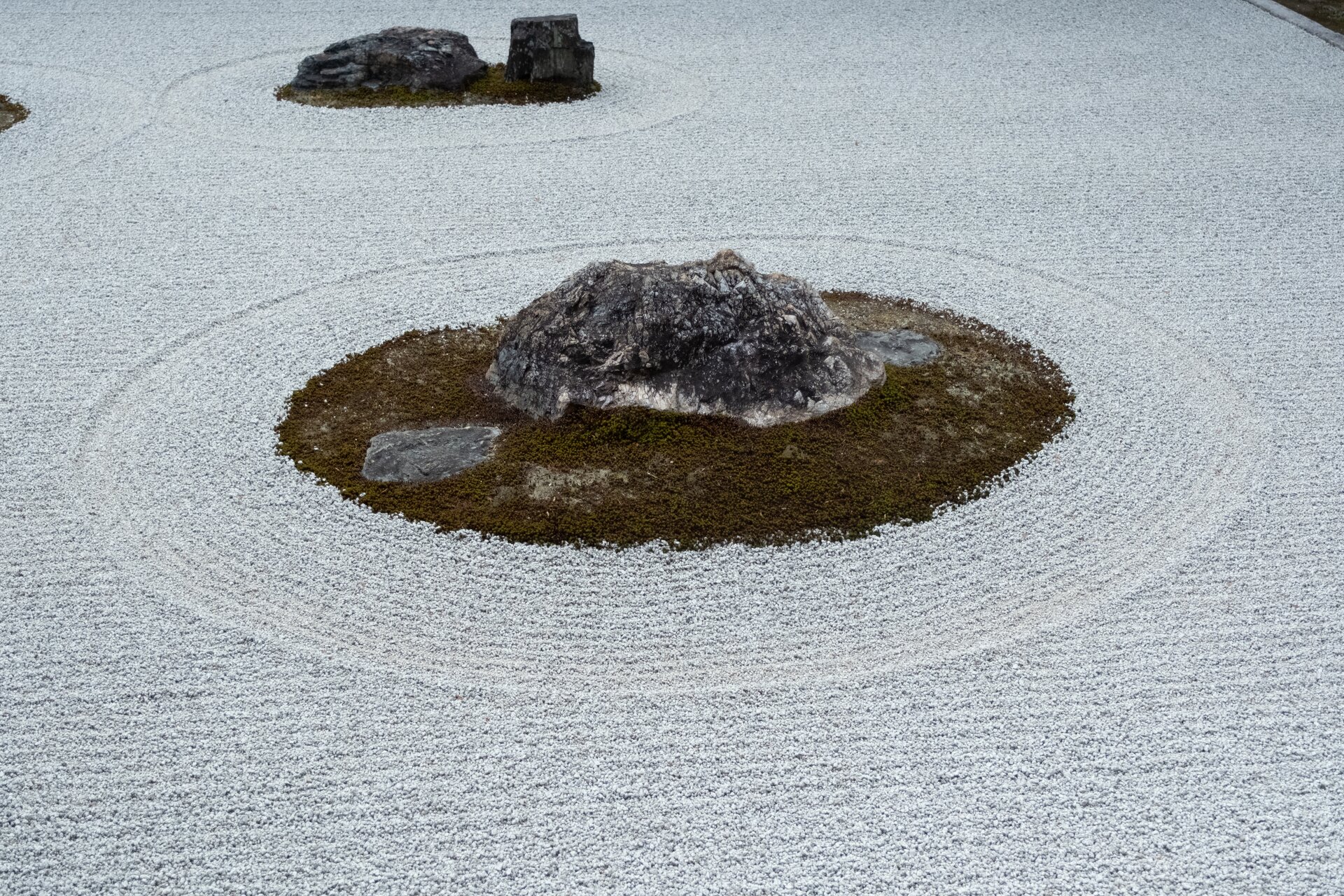 rock in zen garden