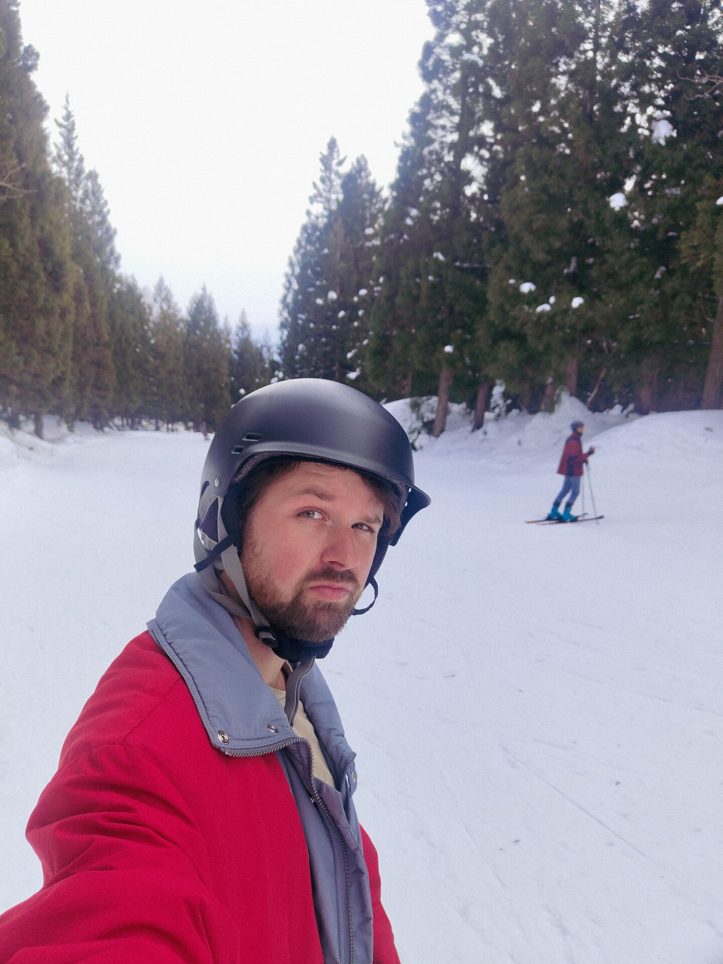 ski selfie
