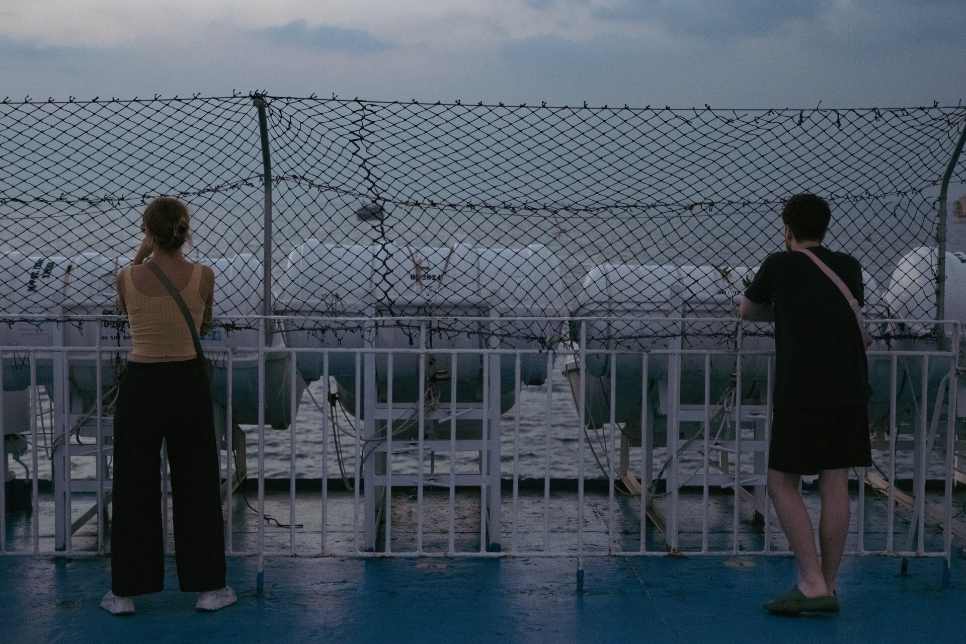 before nightfall on ferry