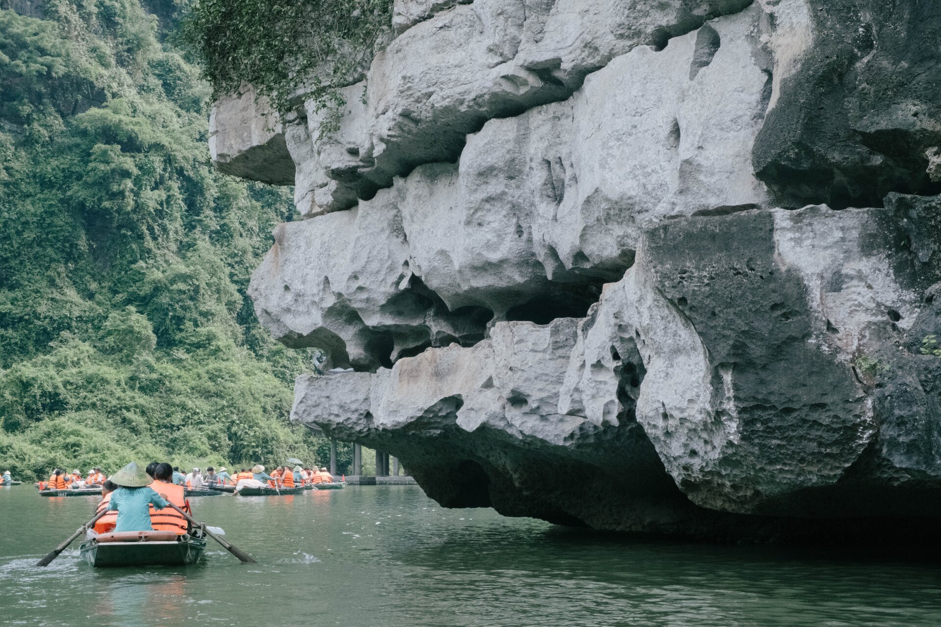 limestone cliff face